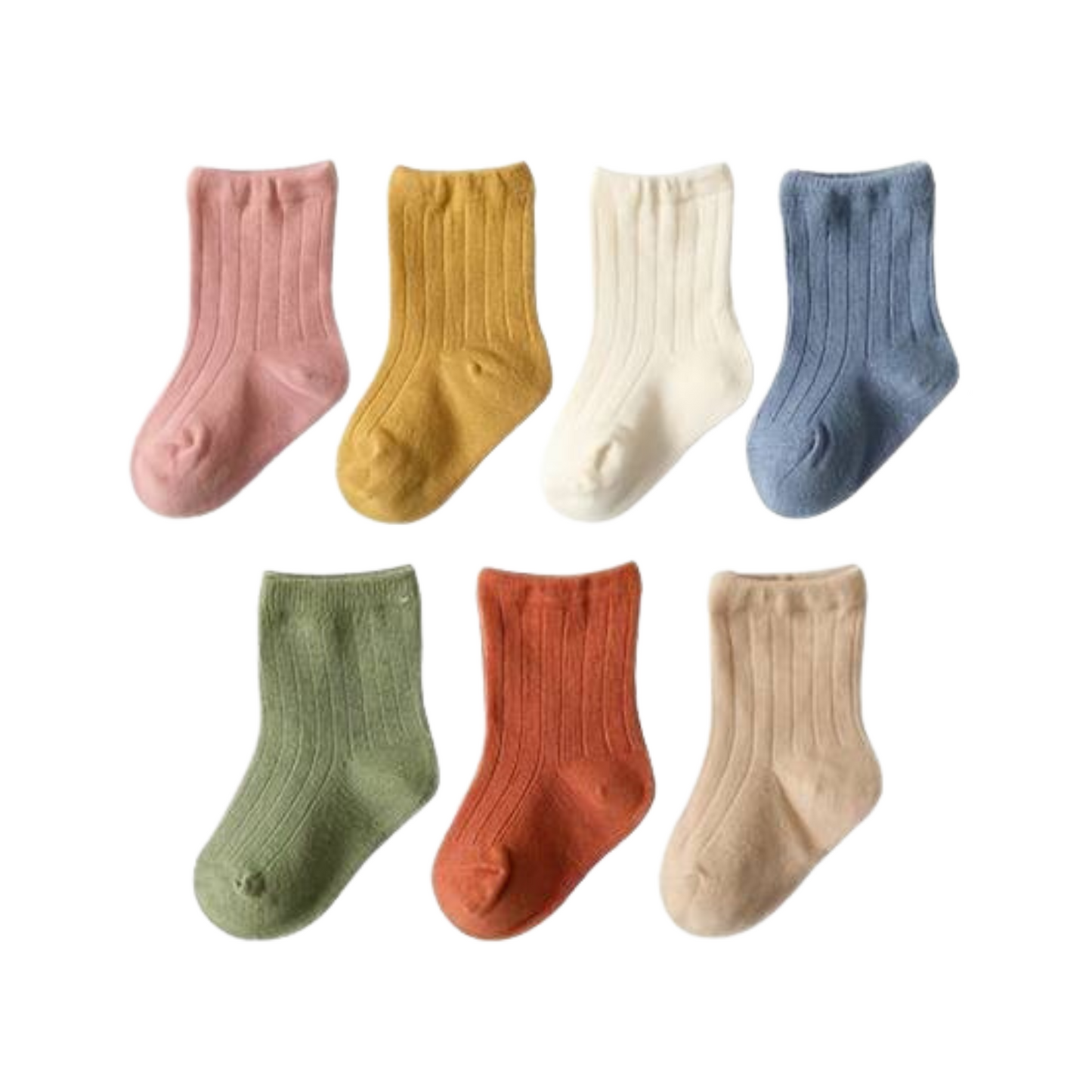 RIBBED COTTON SOCKS