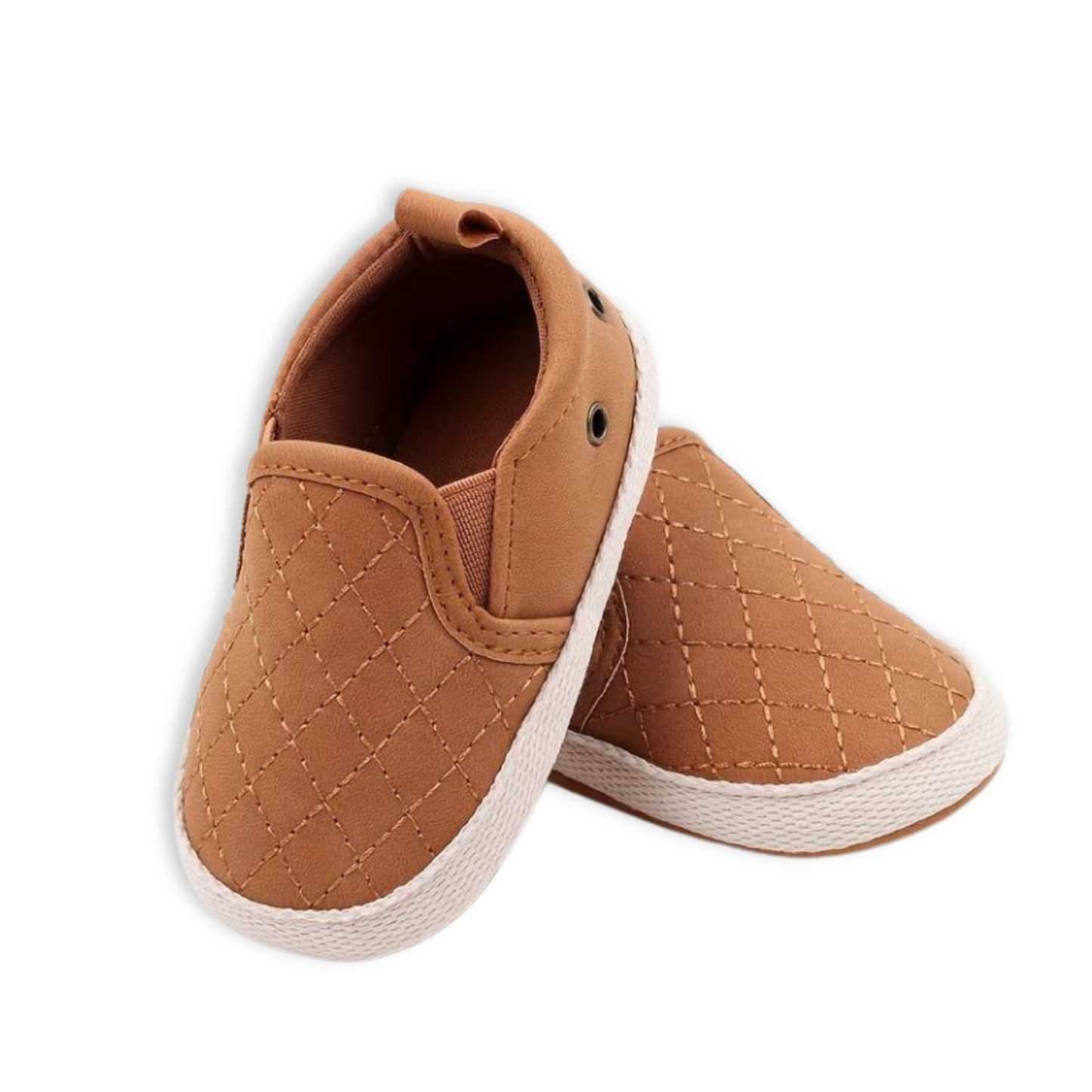 SLIP ON LOAFERS . Brown