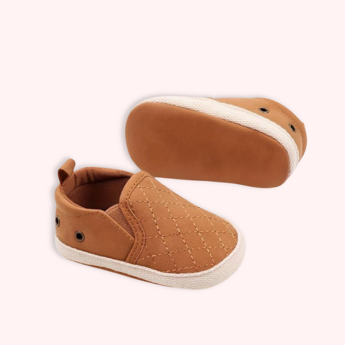 BROWN LOAFERS . Up to 12 Months