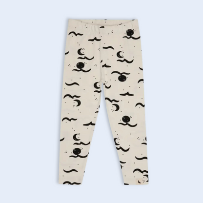 SNOW MOON WAVE LEGGINGS . 6 to 8 Years