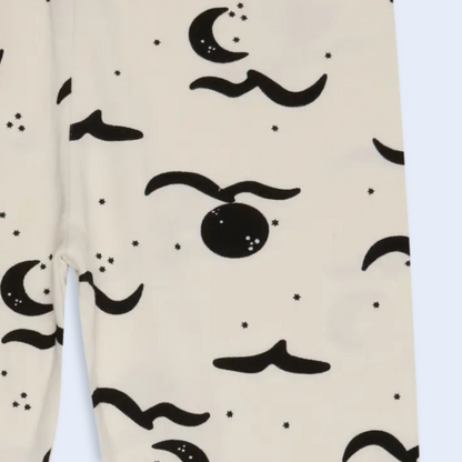 SNOW MOON WAVE LEGGINGS . 6 to 8 Years