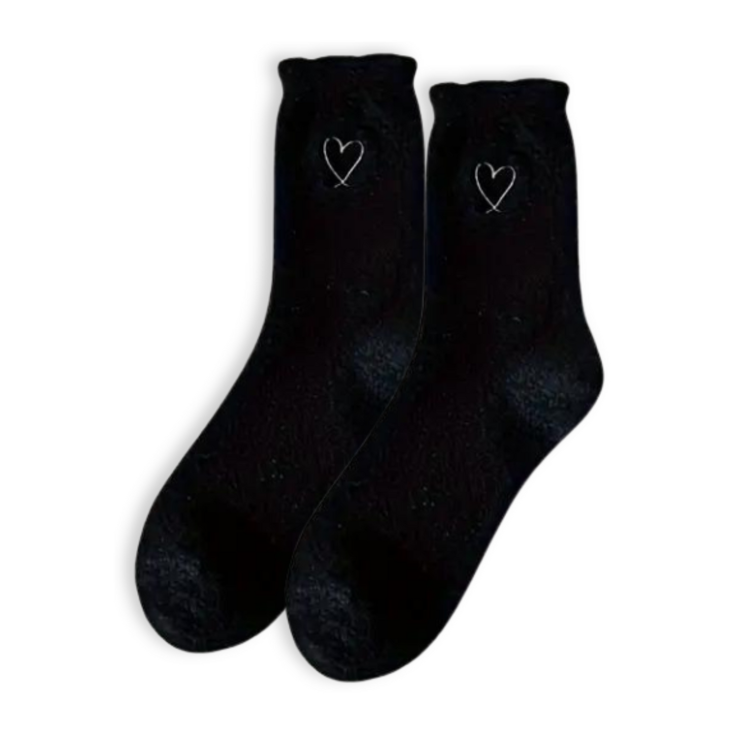 COZY HEART SOCKS