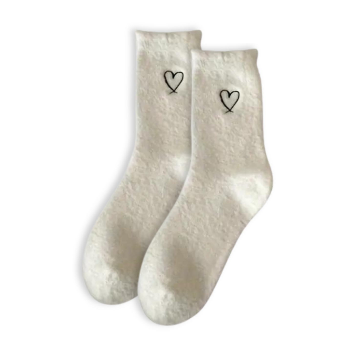 COZY HEART SOCKS