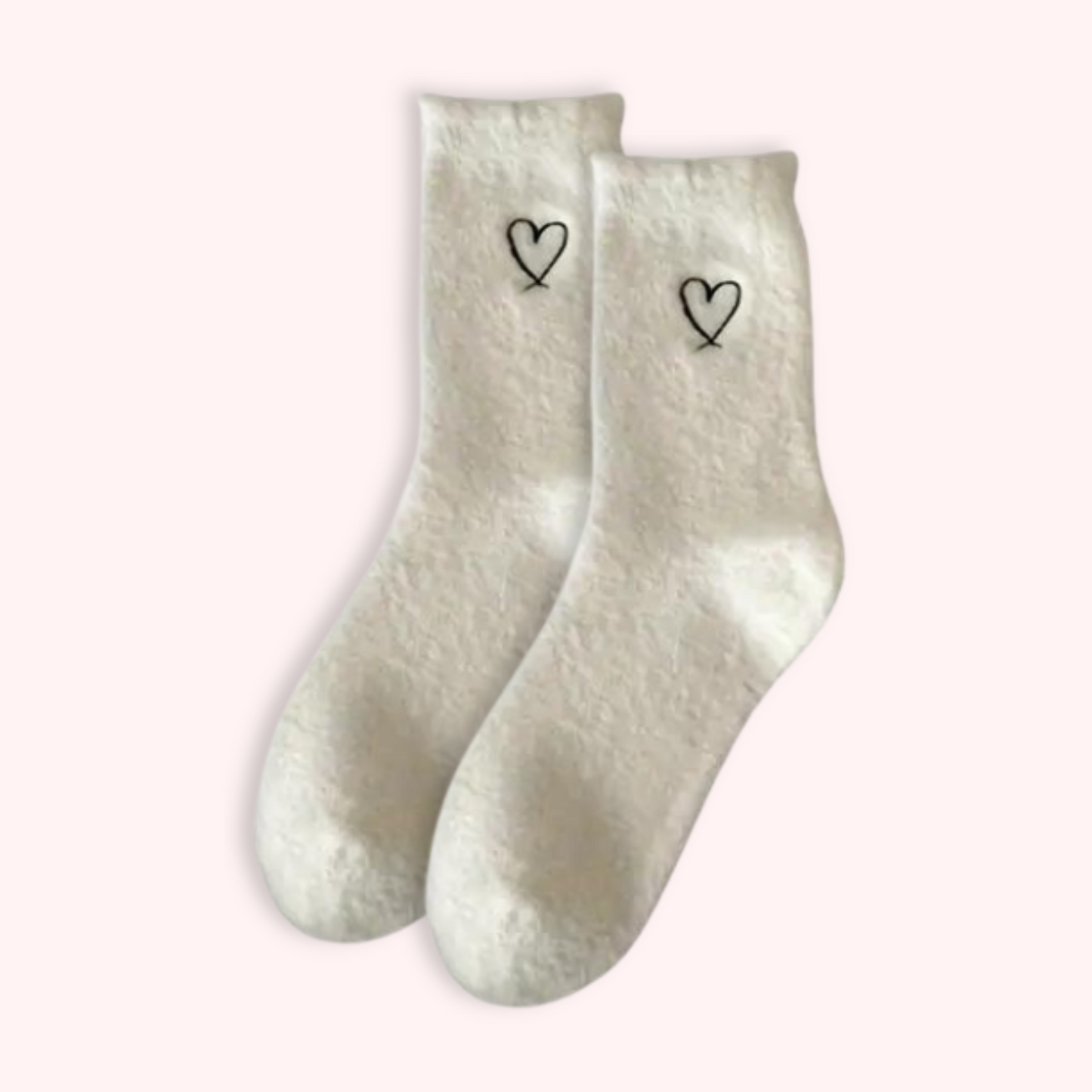 COSY HEART SOCKS