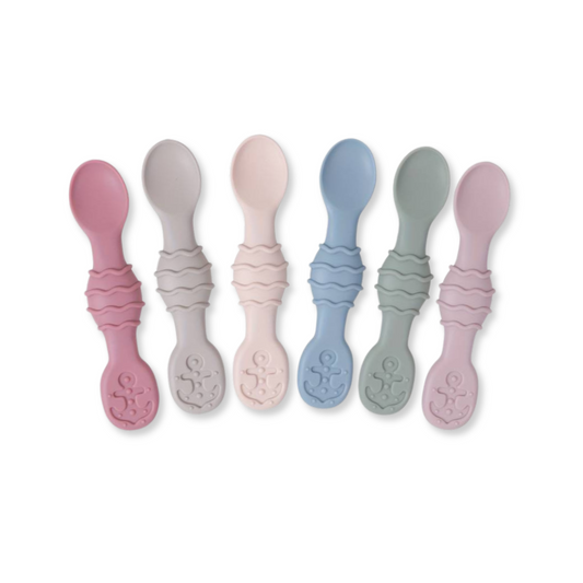 SILICONE SAILOR SPOONS . Set of 3