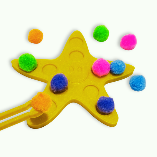 HAPPY STARFISH . POM-POM SORTER