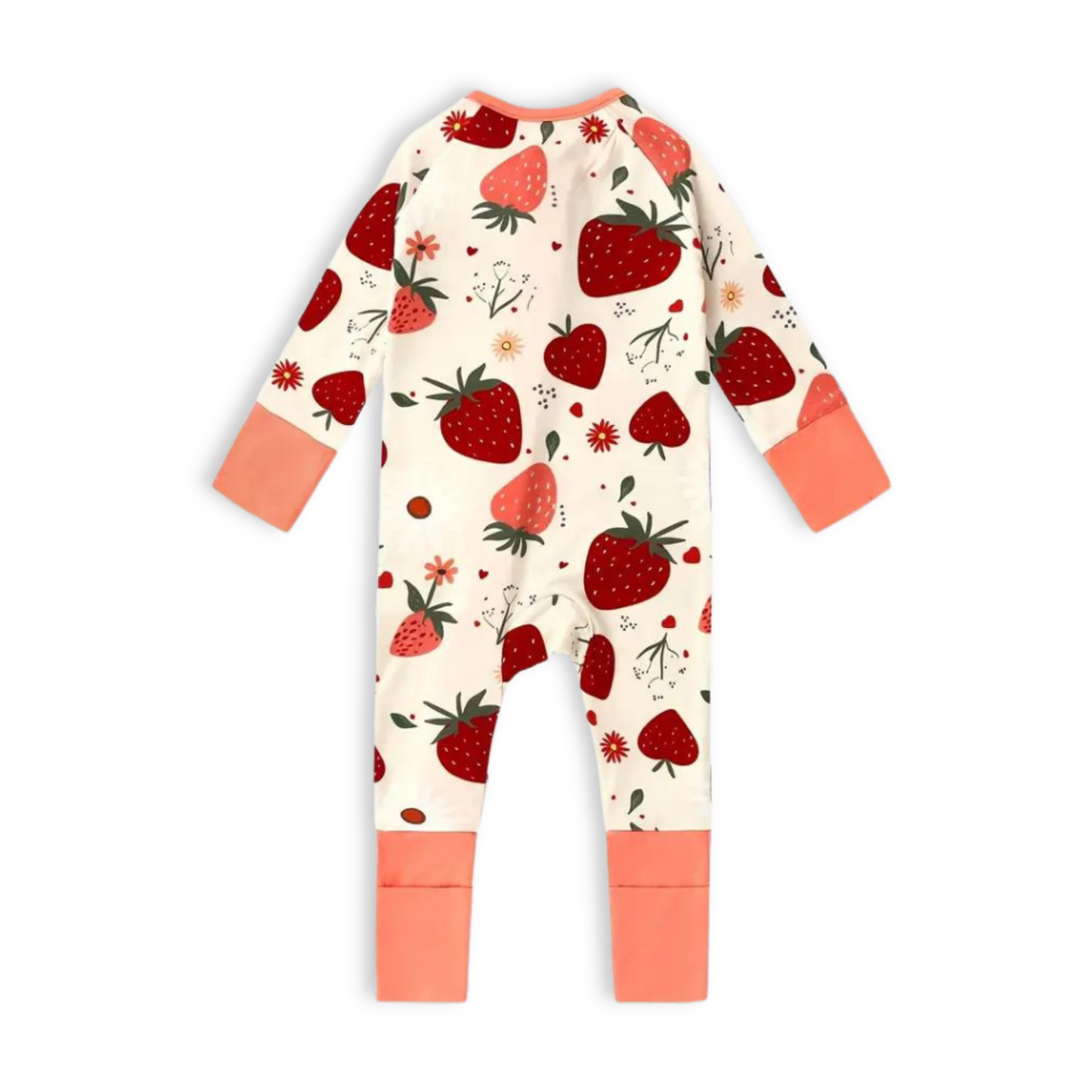 STRAWBERRY FIELD SLEEP SUIT