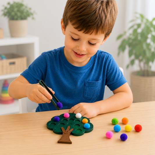 HAPPY TREE . POM-POM SORTER