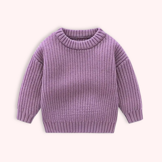 VIOLET KNIT JUMPER . Up to 6 Years