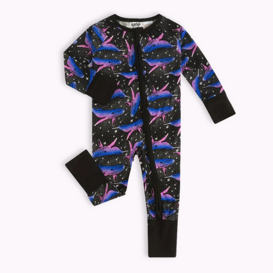 WHIRLING WHALES SLEEP SUIT