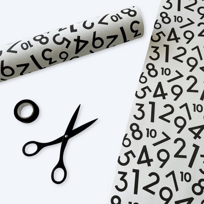 NUMBER GIFT WRAP