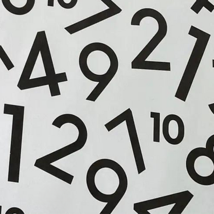 NUMBER GIFT WRAP