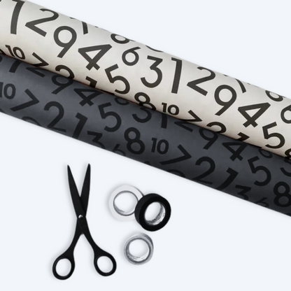 NUMBER GIFT WRAP